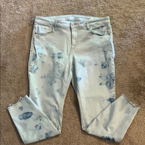 Old Navy Denim - Old Navy Tie Dye Ankle Jeans